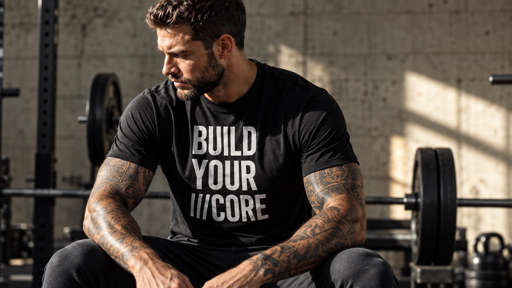 Build Your Core — original From Zero apparel campaign